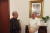 Prior General, Desiderio García Martínez, and His Excellency, Msgr. Piero Pioppo