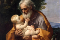 San Giuseppe con Ges&ugrave; Bambino