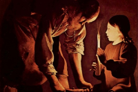 Jesus in the workshop of Joseph the Carpenter, by Georges de La Tour, 1640s