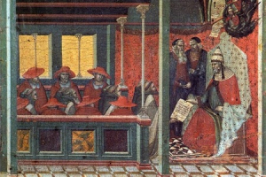 Particolare del Polittico del Carmine