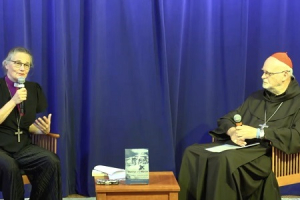 From left to right: Bishop Karin Johannesson (Lutheran Church) and Anders Cardinal Arborelius, OCD