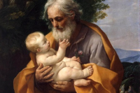 San Jos&eacute; con el Ni&ntilde;o Jes&uacute;s.