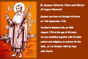 Memoriale B. Jacques Retouret