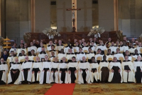 The members of the 2025 General Chapter in the Chapel
