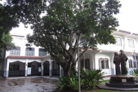 Fachada del monasterio de Guiguinto, Filipinas.