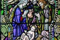 Nativity Windows Monastery of Mount Carmel, Niagara Falls, ONT Canada