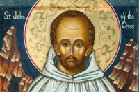 Icono de San Juan de la Cruz, Sacerdote y Doctor de la Iglesia.
